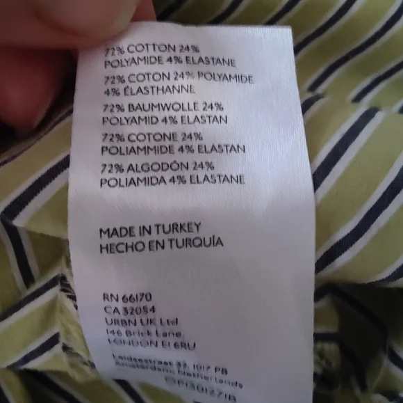 Striped Multicolor Button-Up Dress - Picture 5 of 7